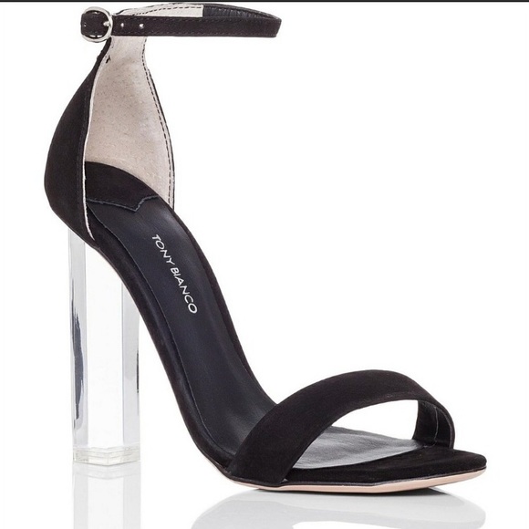 tony bianco clear heels